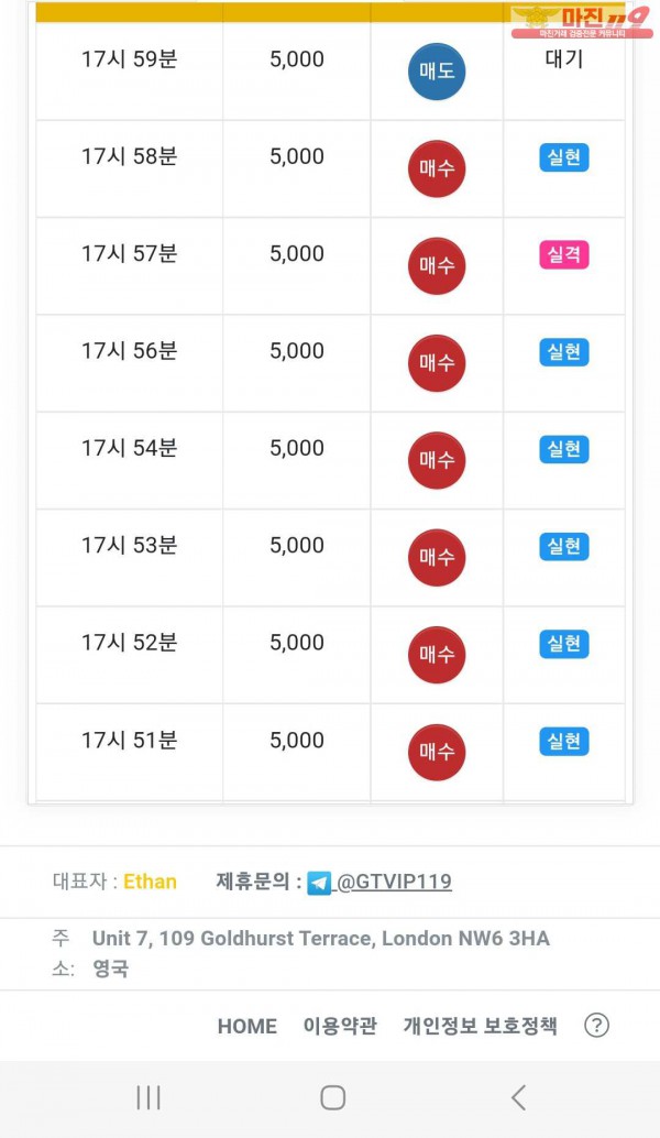 글로벌트레이딩777점 연승인증