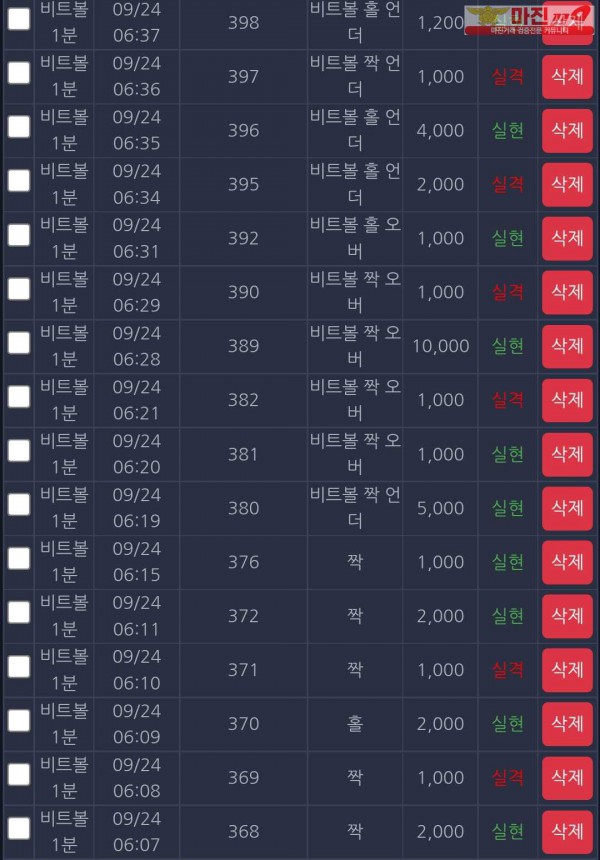 창성국대점 수익인증