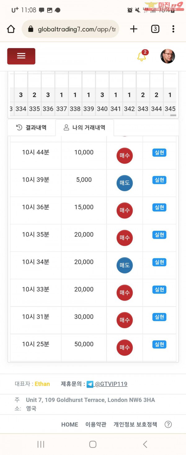 글로벌 댄디점 수익인증