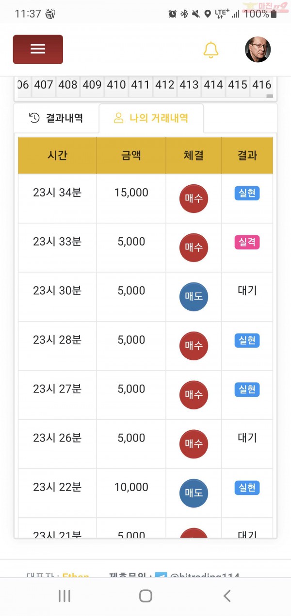 하이트레이딩 일등점 수익인증