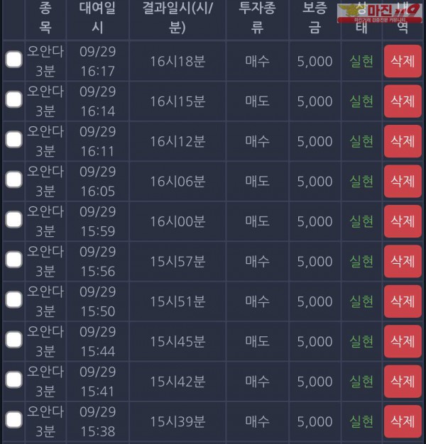 부산점 창성 수익인증