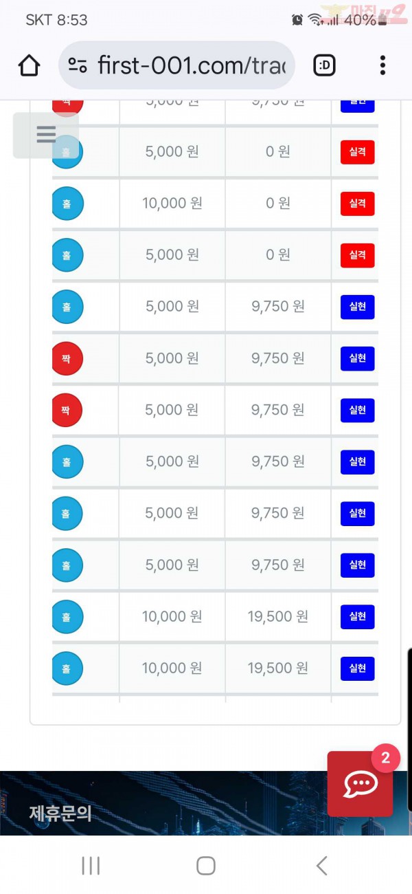 퍼스트 신뢰점 수익인증