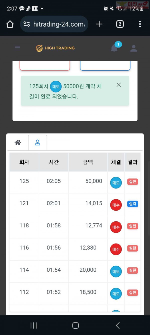 하이 국대점 수익인증