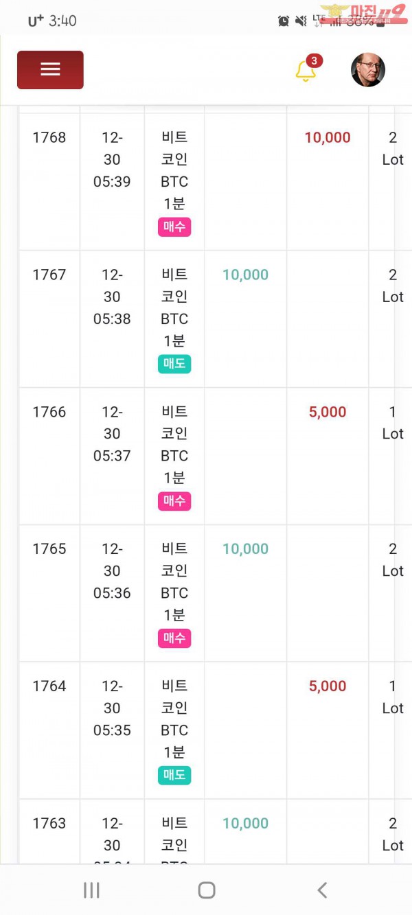 국대점 수익인증