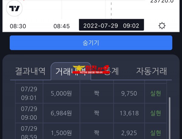 창성 777점 수익인증