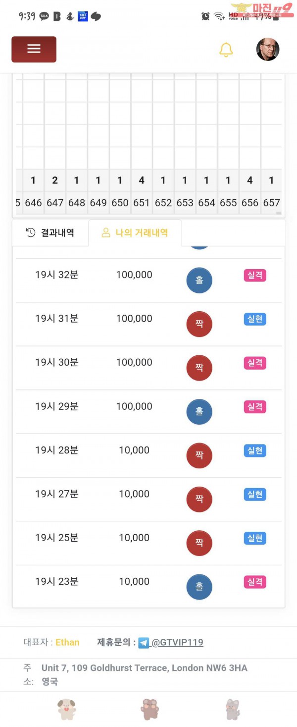 국대점 수익인증