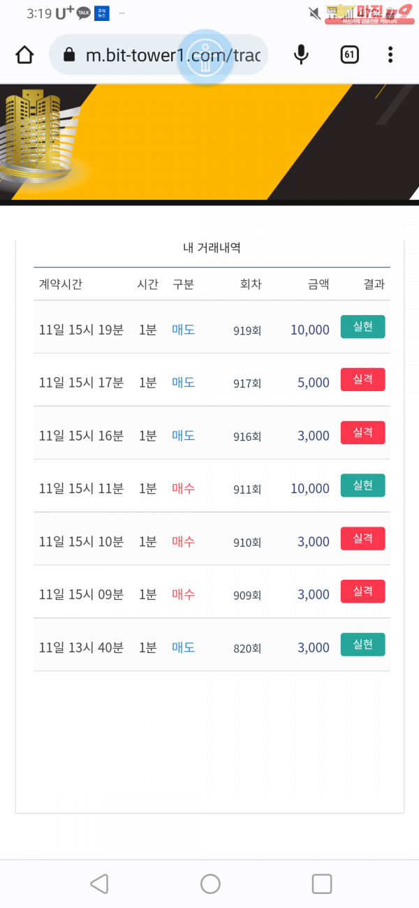 비트타워VIP점 수익인증