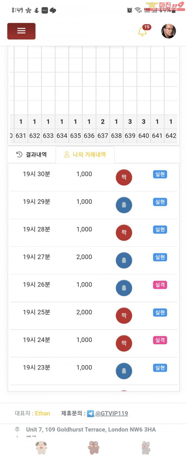 국대점 수익인증