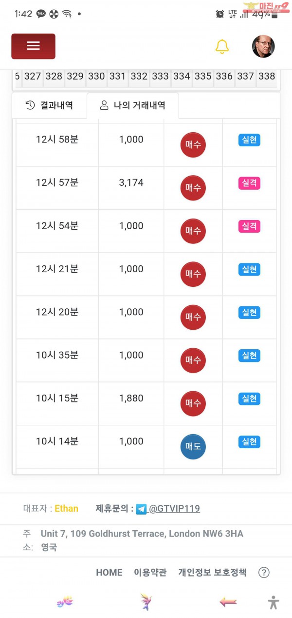 글로벌 일등점 수익인증