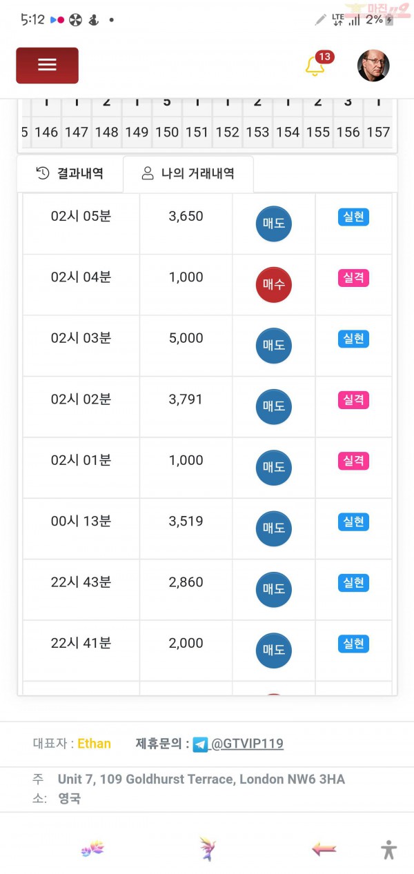 글로벌 일등점 수익인증