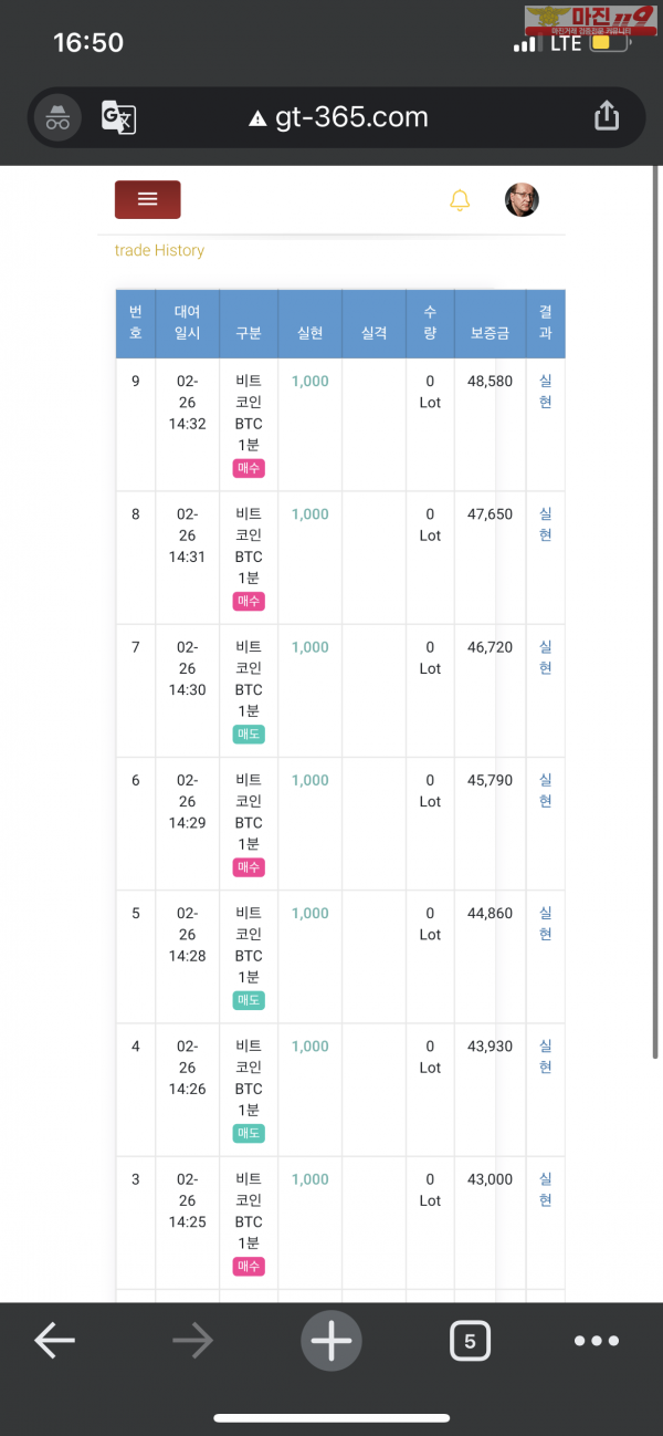 글로벌 국대점 수익인증