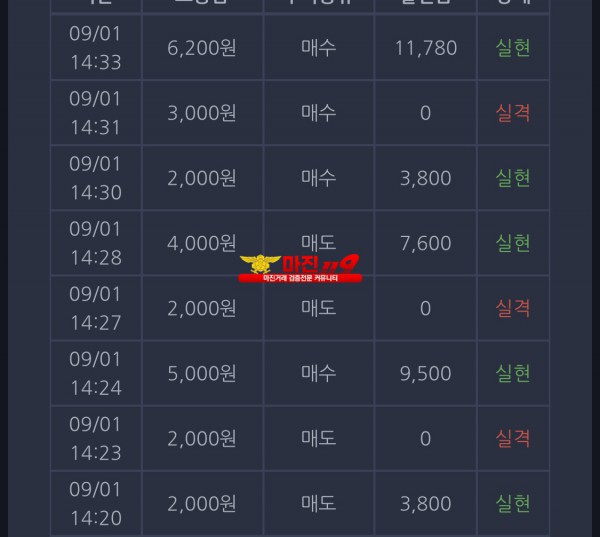 창성 일등점 수익인증