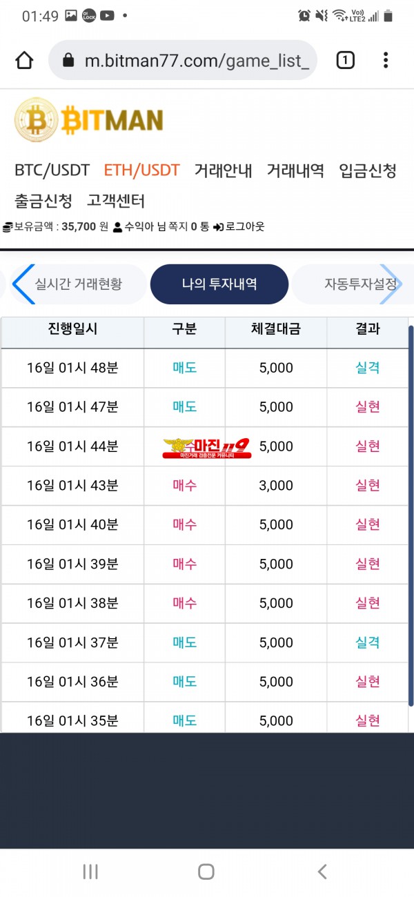 1/16  직영점 수익인증