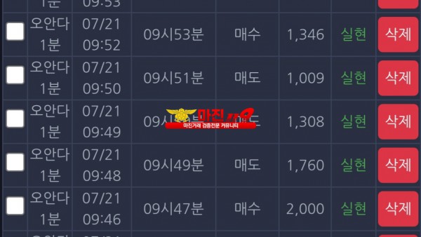 777점 수익인증