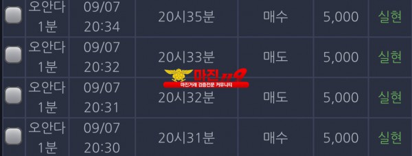창성 777점 수익인증