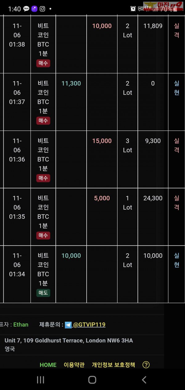 글로벌트레이딩777점 수익인증이요