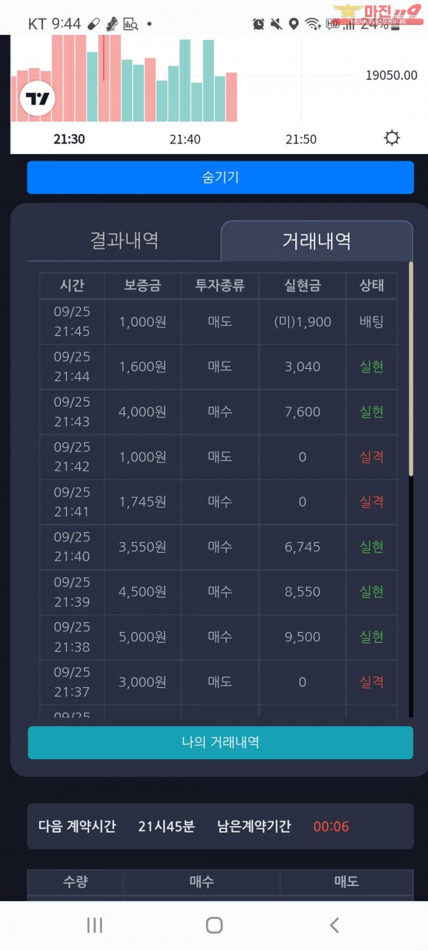 수익인증이요 다이아몬드점