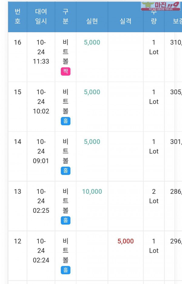 GT 국대점 수익인증