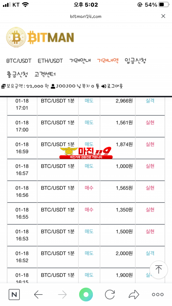 다이아몬드점 수익인증