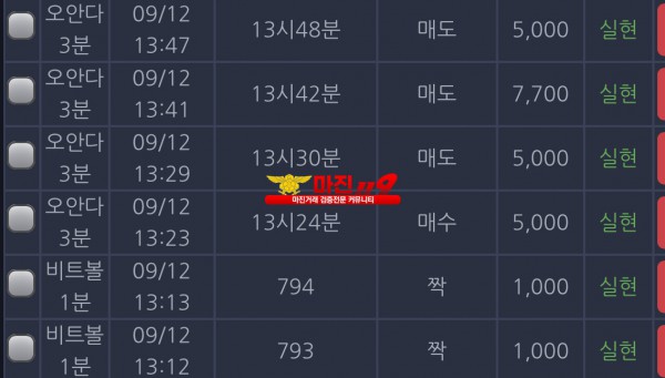 창성 777점 수익인증