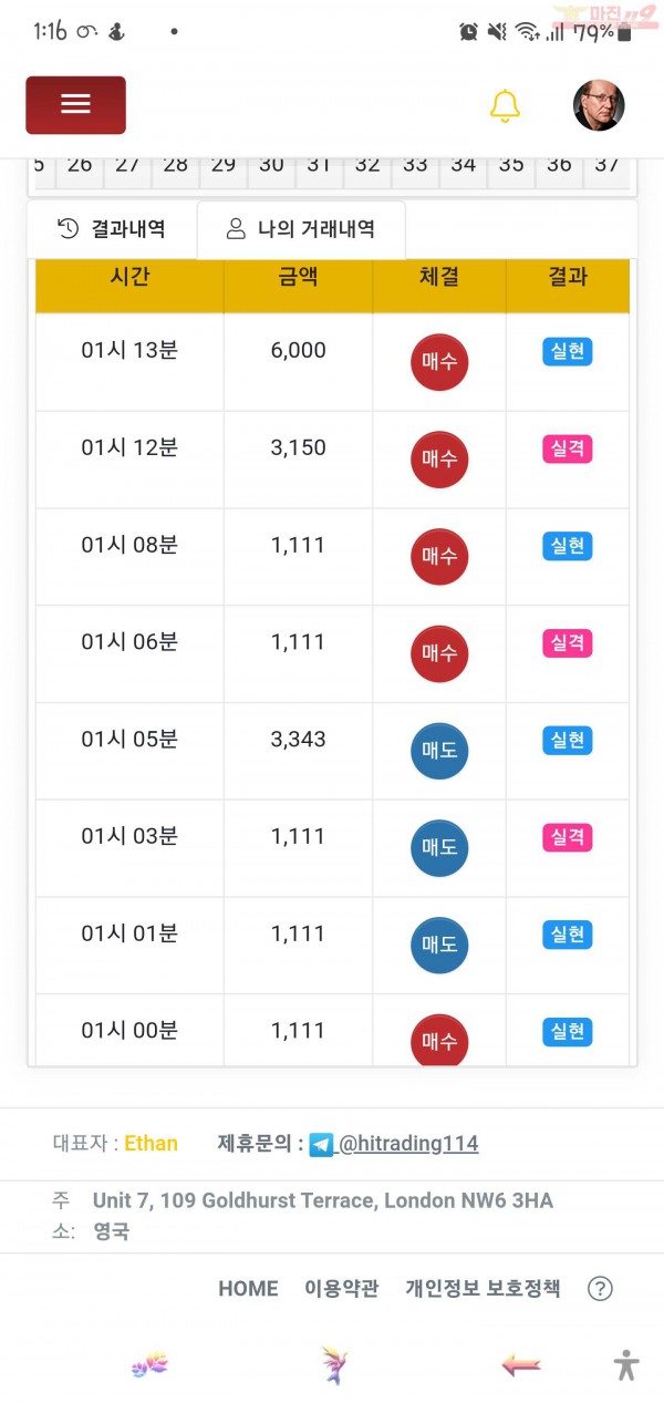 하이트레이딩 일등점 수익인증