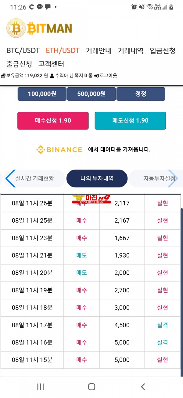 1/8  직영점 수익인증