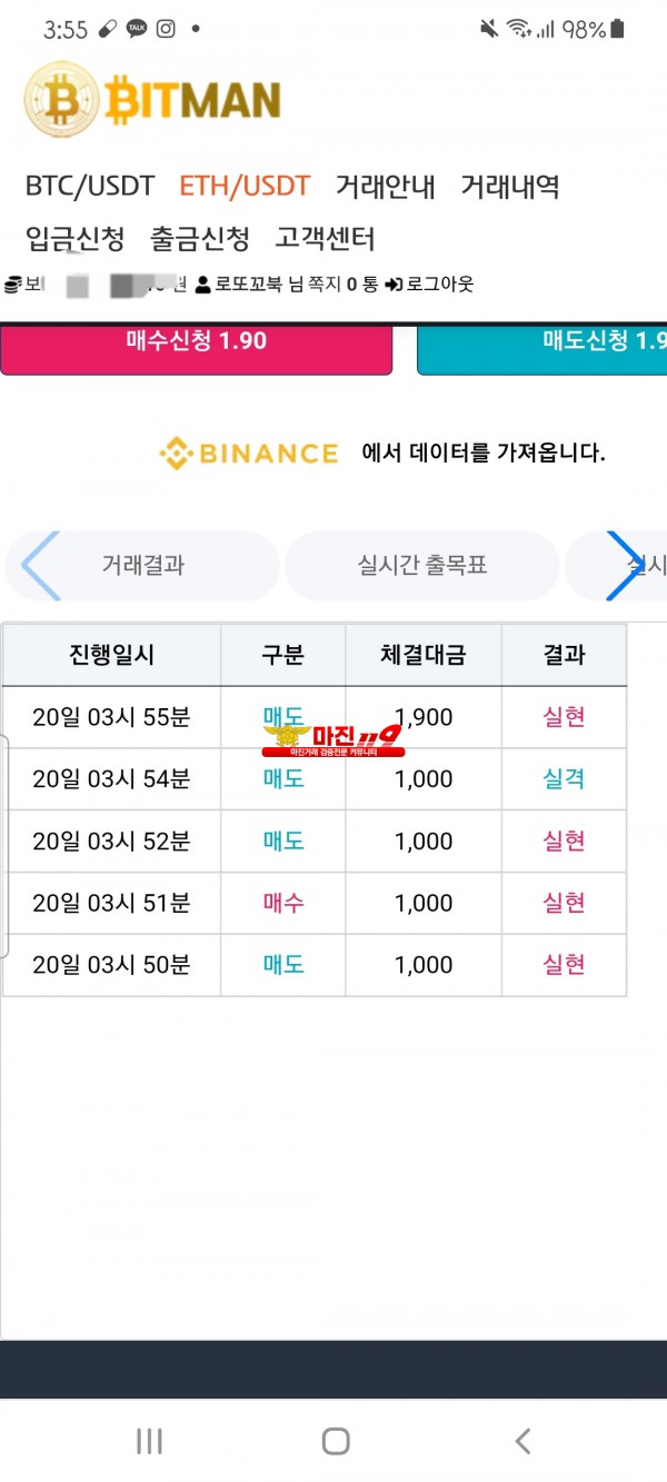 비트맨 신뢰점수익인증