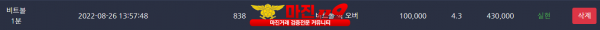 창성777점 비트볼 수익인증