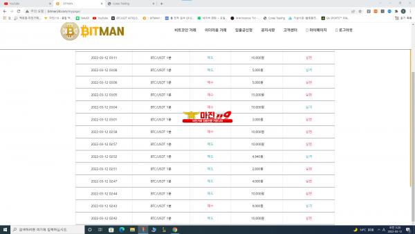 통일지사 수익인증