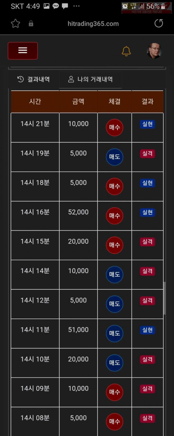 하이트레이딩 일등점 수익인증