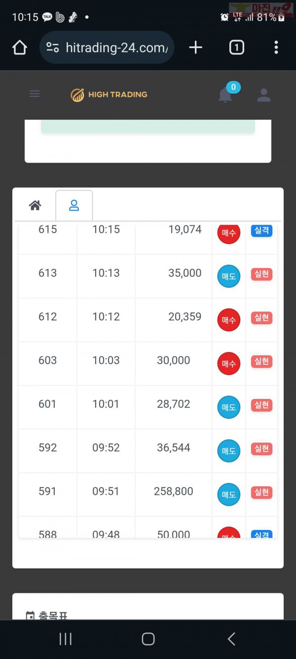 하이 국대점 수익인증