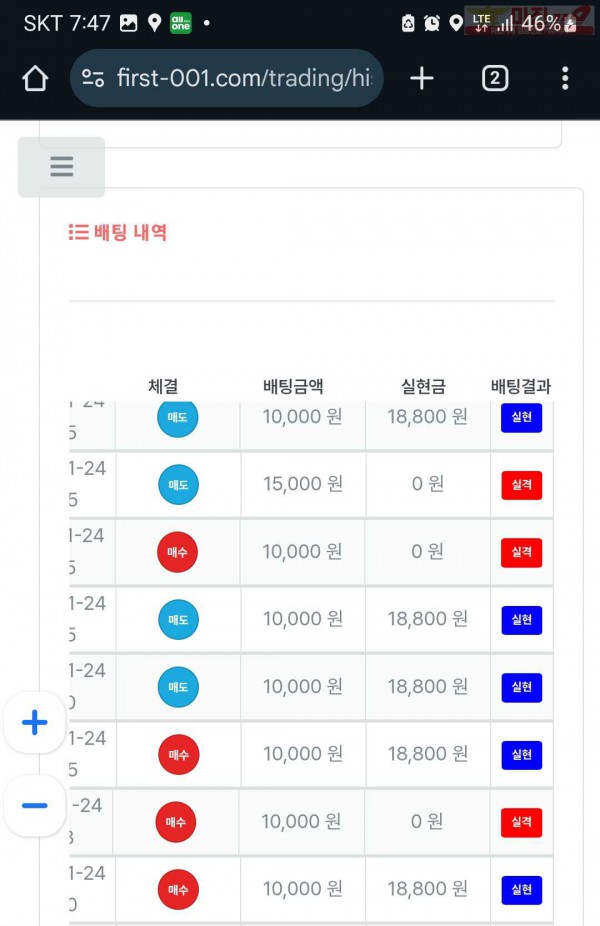 퍼스트 태명점 수익인증