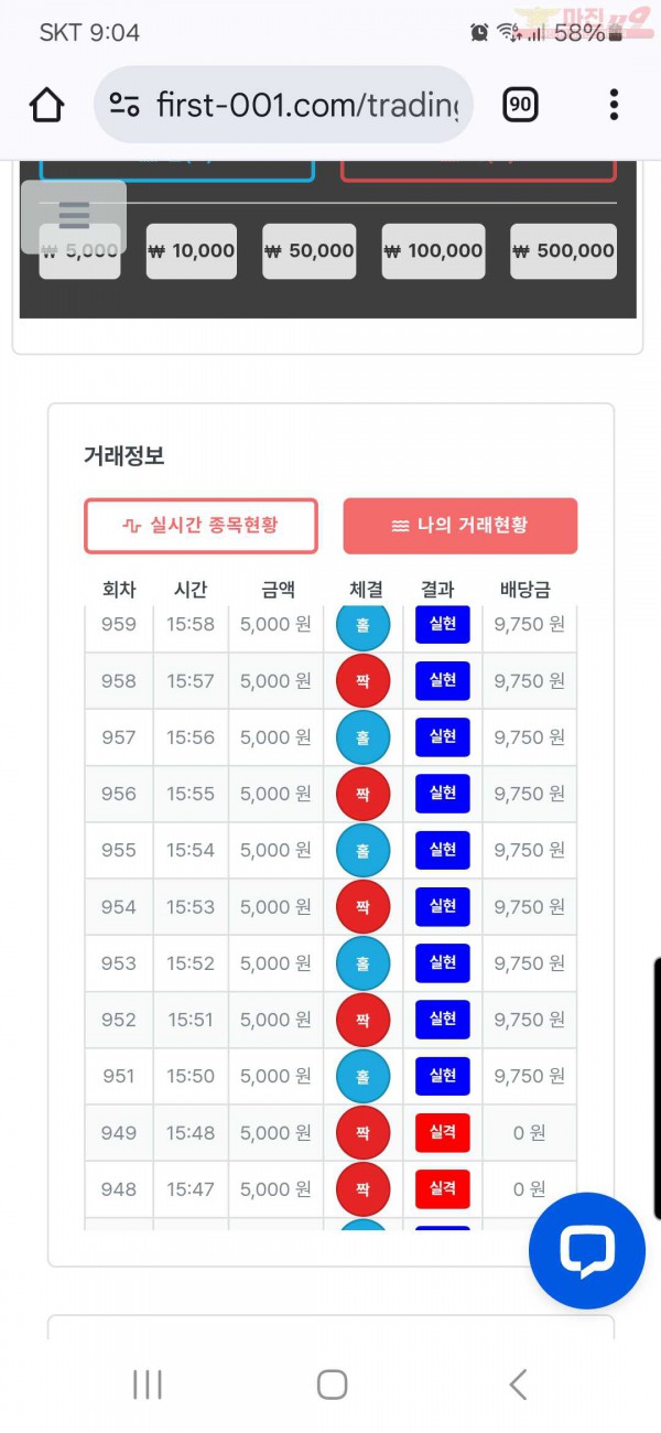 퍼스트 신뢰점 수익인증