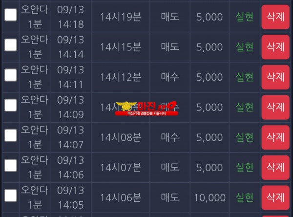 창성 777점 수익인증