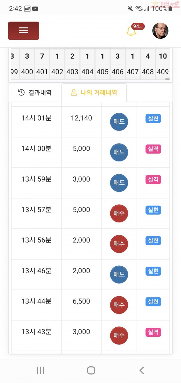 하이트레이딩 일등점 수익인증