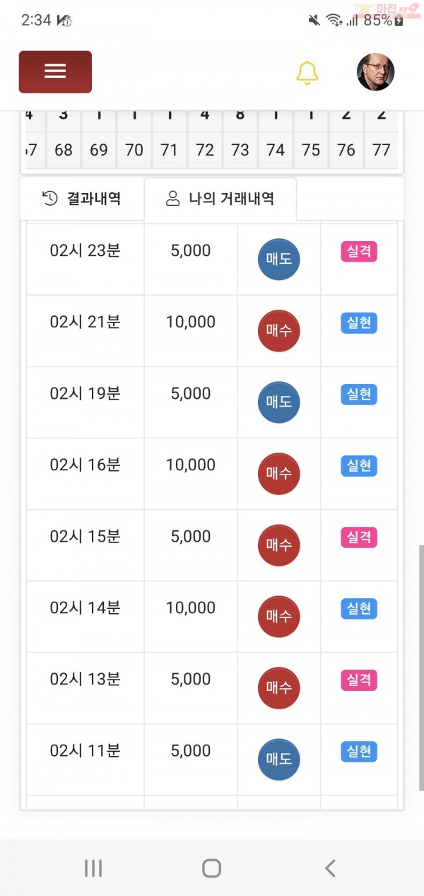 하이트레이딩 일등점 수익인증