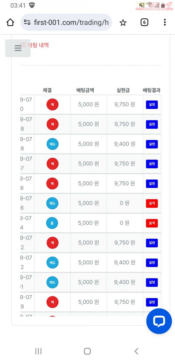 퍼스트 신뢰점 수익인증
