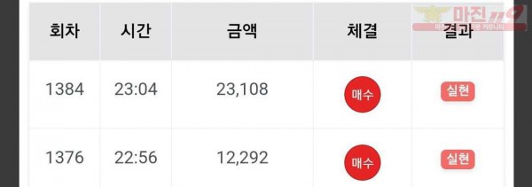 하이트레이닝 777점 수익인증