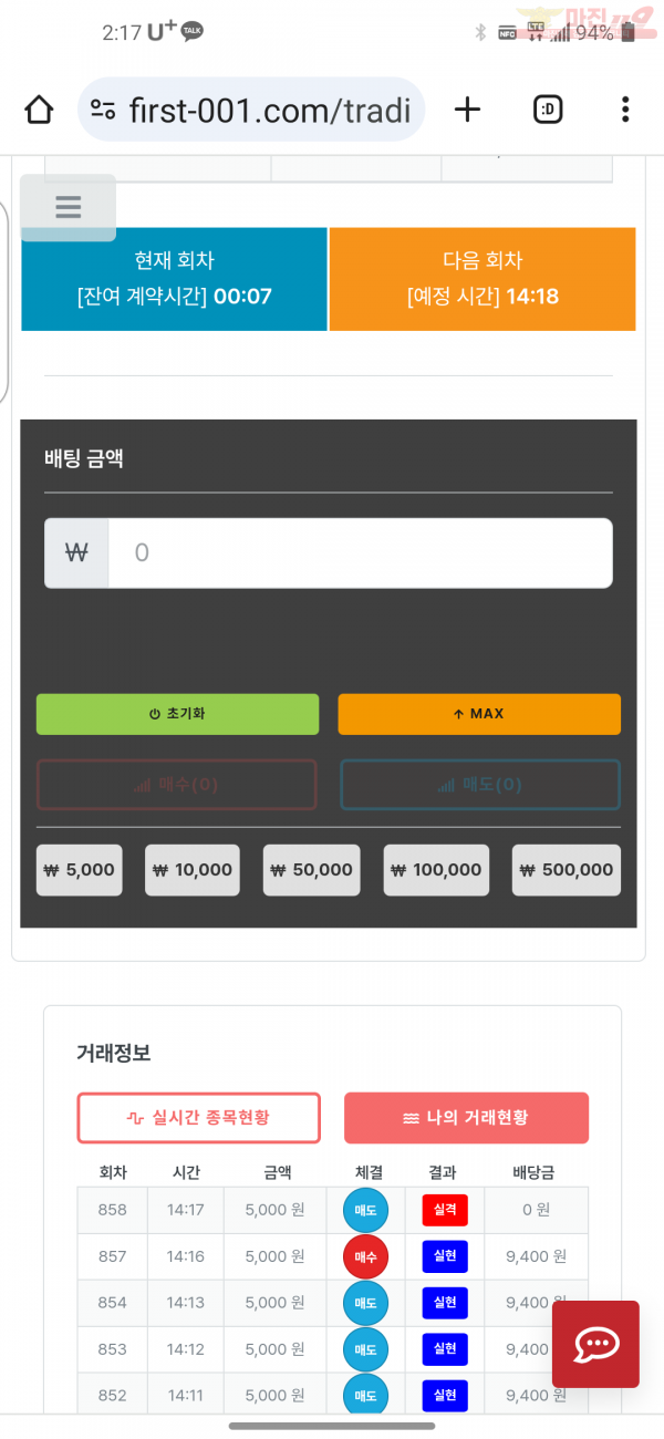 퍼스트 믿음점 수익인증