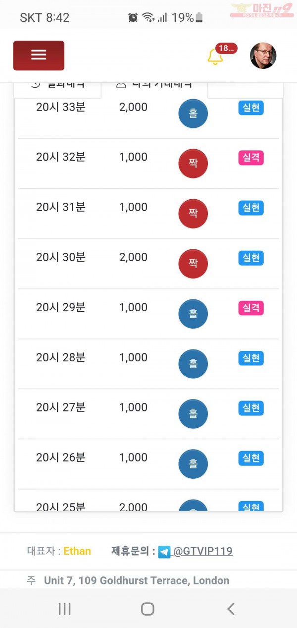 글로벌777점 수익인증합니다