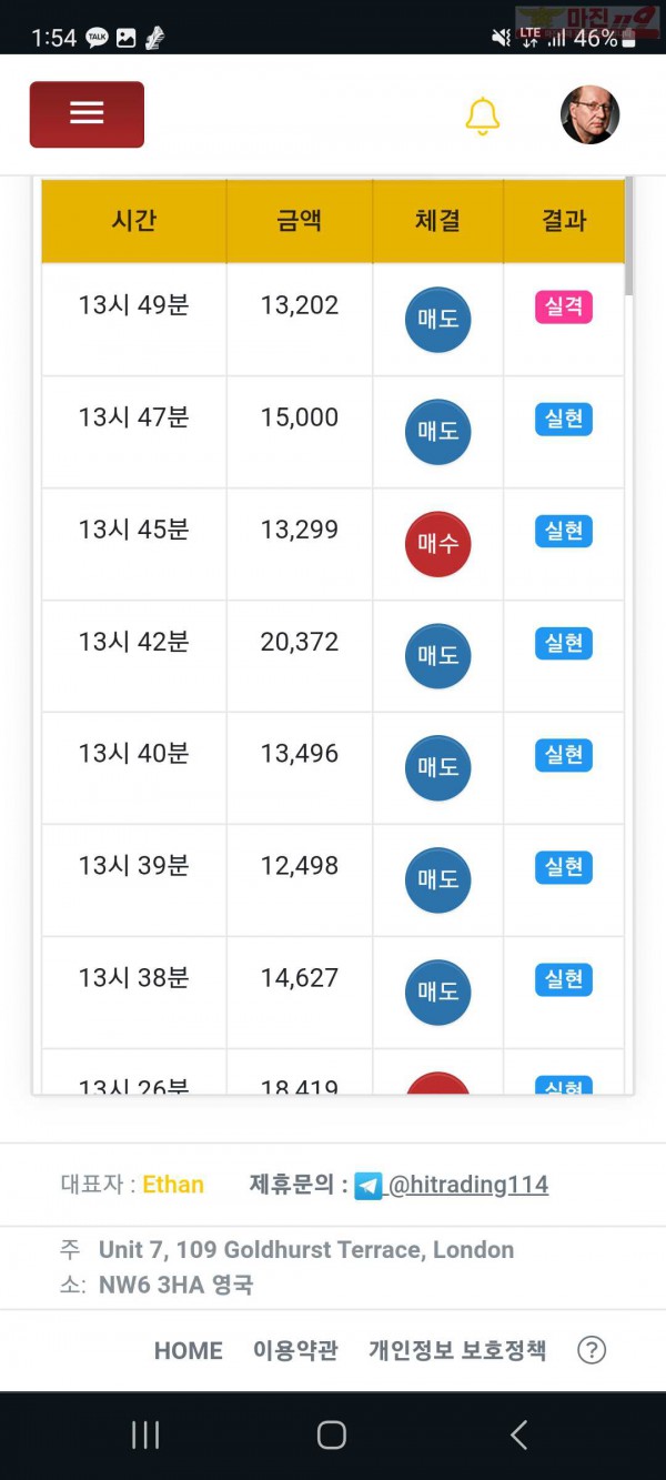 하이 국대점 수익인증