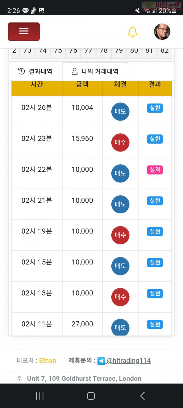 하이 국대점 수익인증