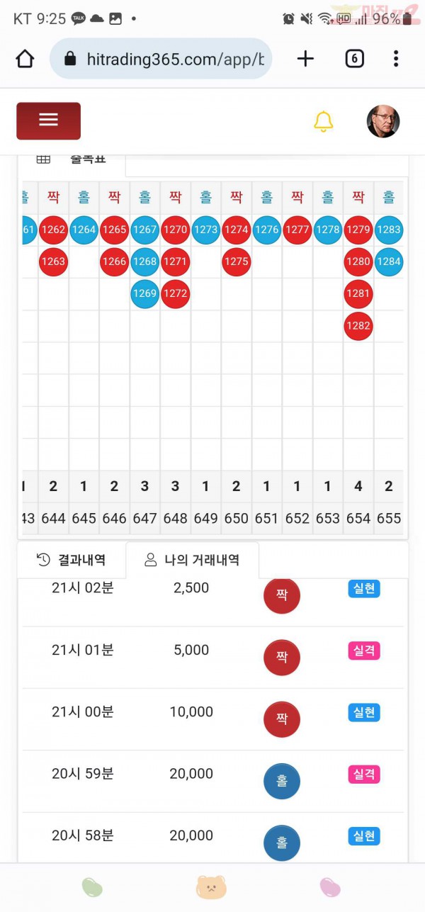 하이트레이딩777점히