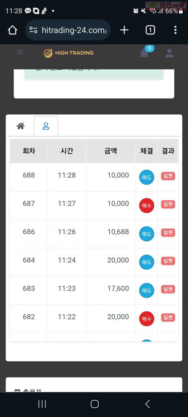 하이 국대점 수익인증