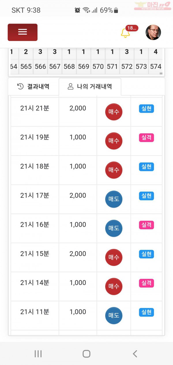 하이트레이딩 777점 수익인증합니다