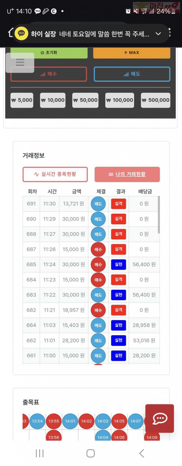 퍼스트 한국점 수익인증