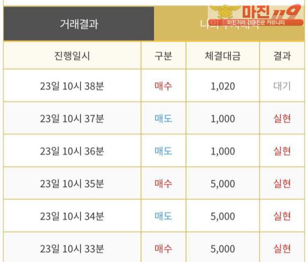 다이아몬드점 수익인증