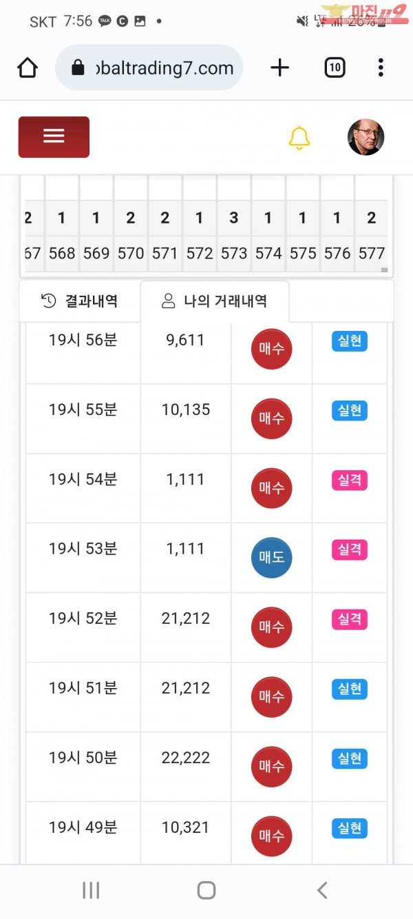 글로벌 국대점 샷