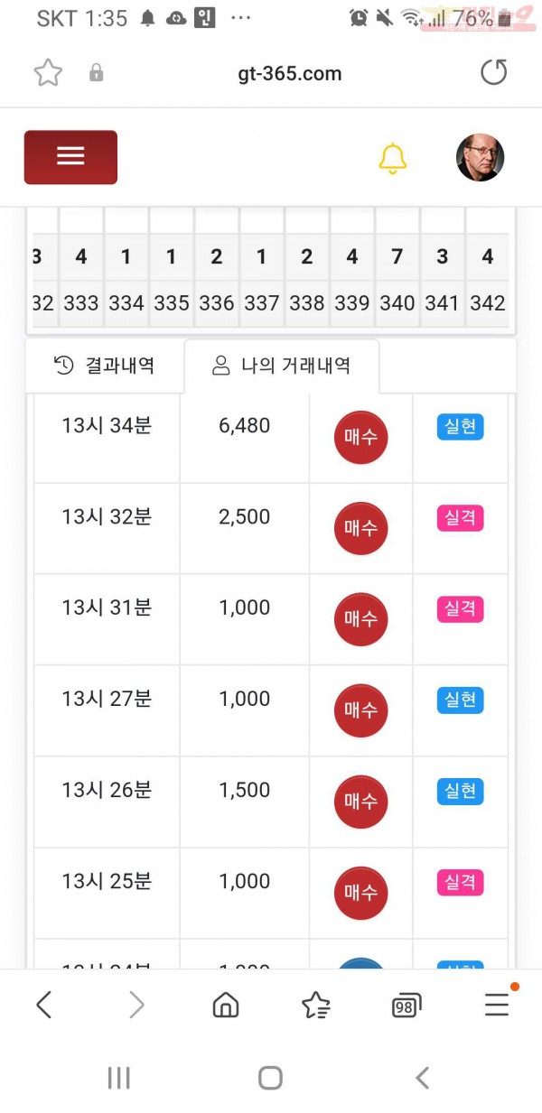 글로벌 일등점 수익인증