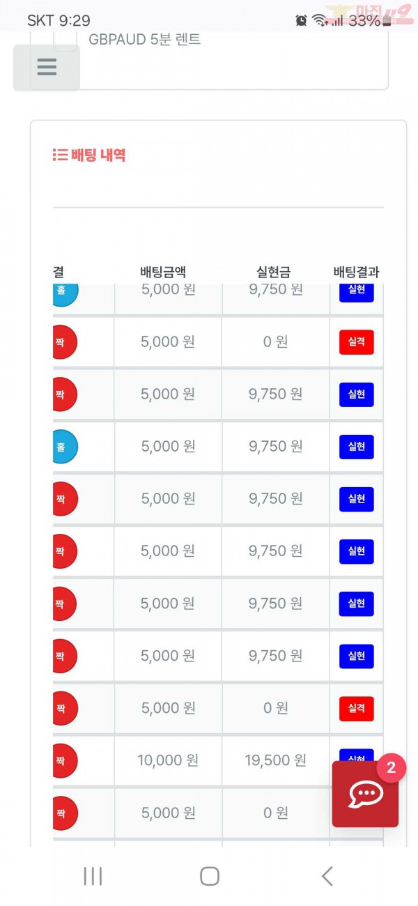 퍼스트 신뢰점 수익인증